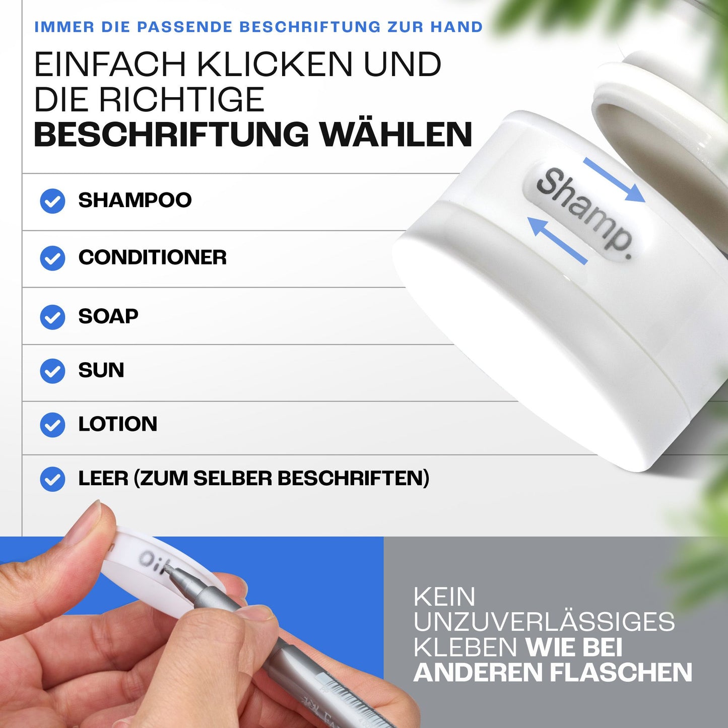 SILIBO Reiseflaschen zum befüllen