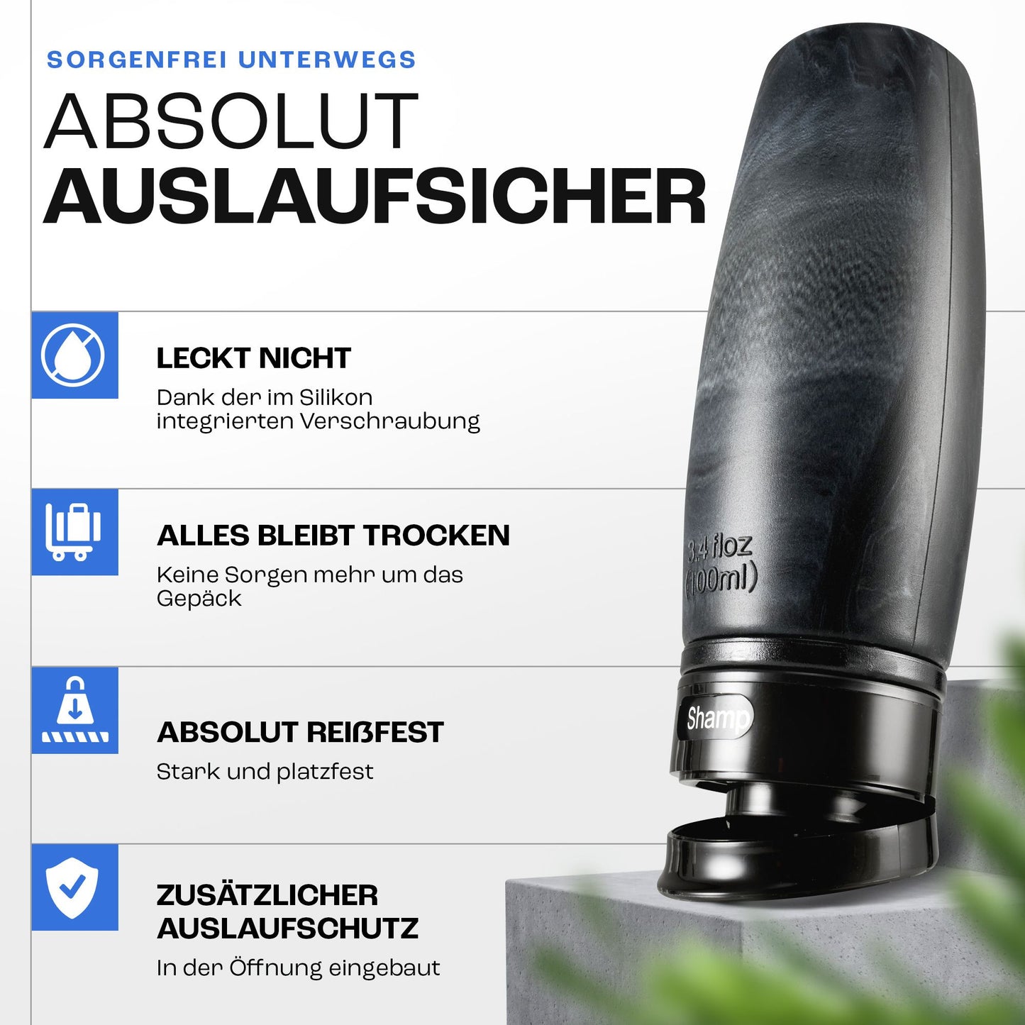 SILIBO Reiseflaschen zum befüllen