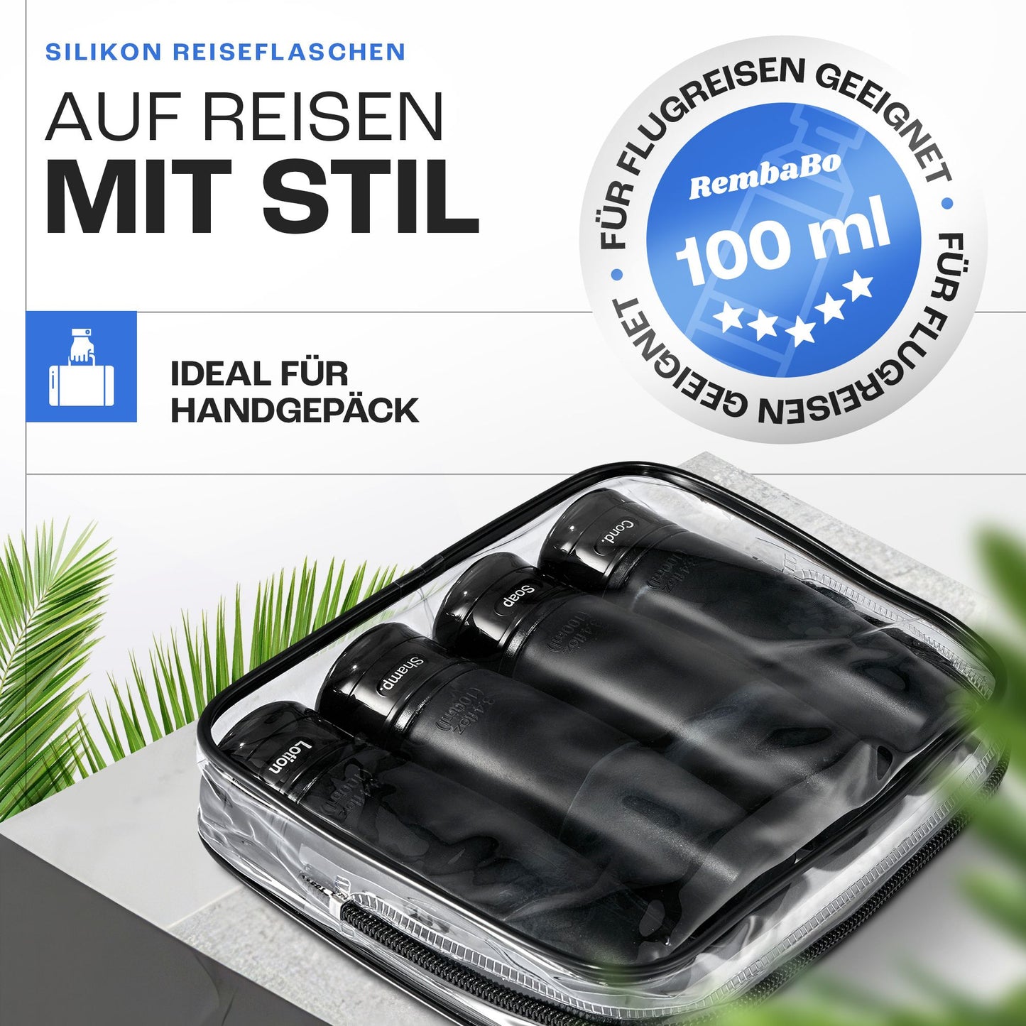 SILIBO Reiseflaschen zum befüllen